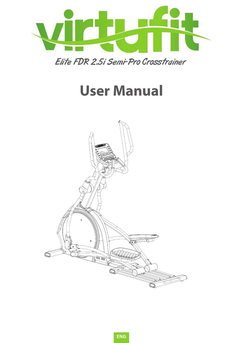VIRTUFIT Elite FDR 2.5i Semi-Pro Crosstrainer user manual