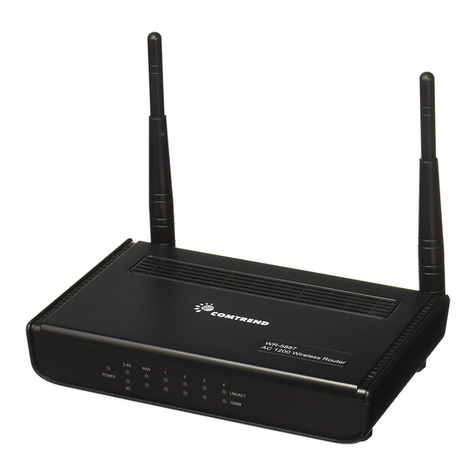 Comtrend Corporation WR-5887 Quick install guide