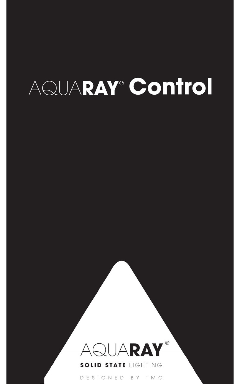 AQUARAY Control operating instructions