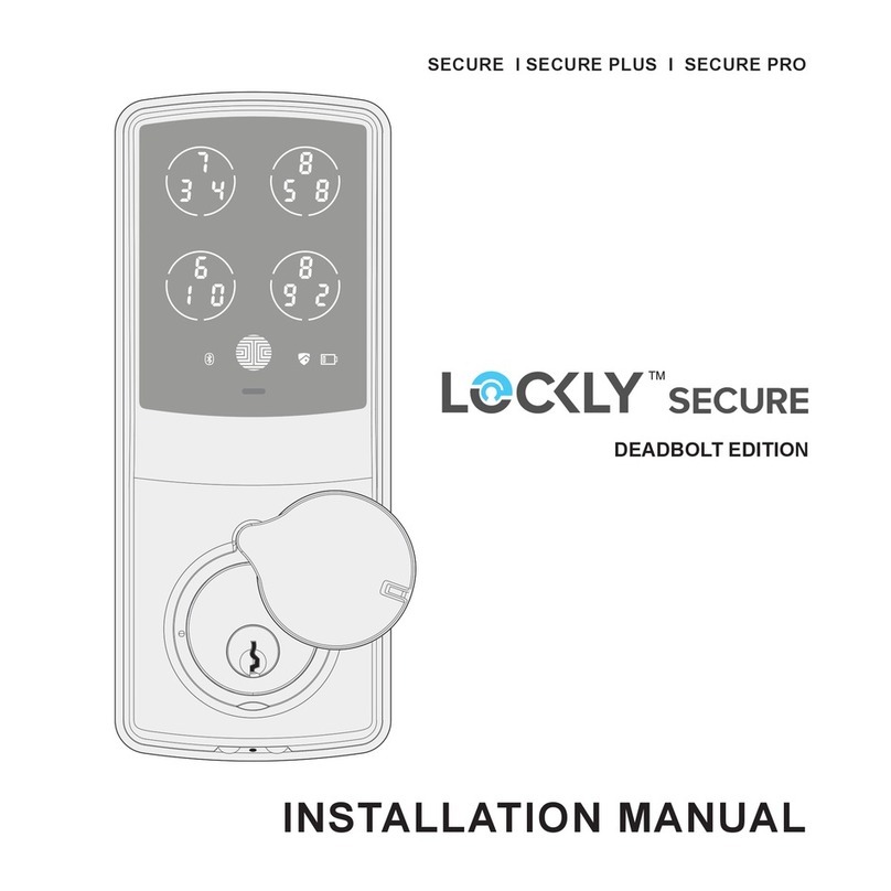 Lockly SECURE installation manual