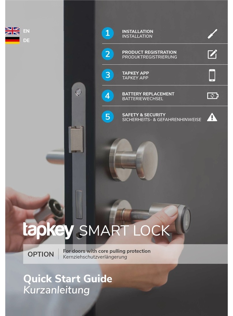Tapkey Smart Lock User manual