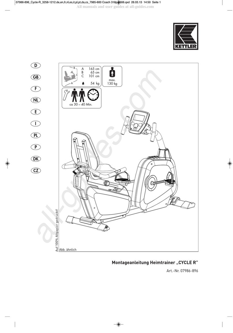 Kettler Cycle R Assembly instructions