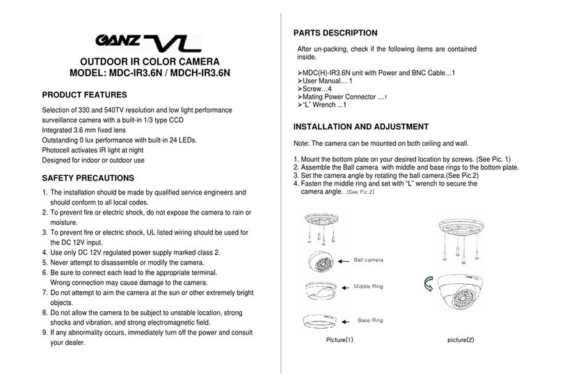 Ganz MDC-IR3.6N user manual