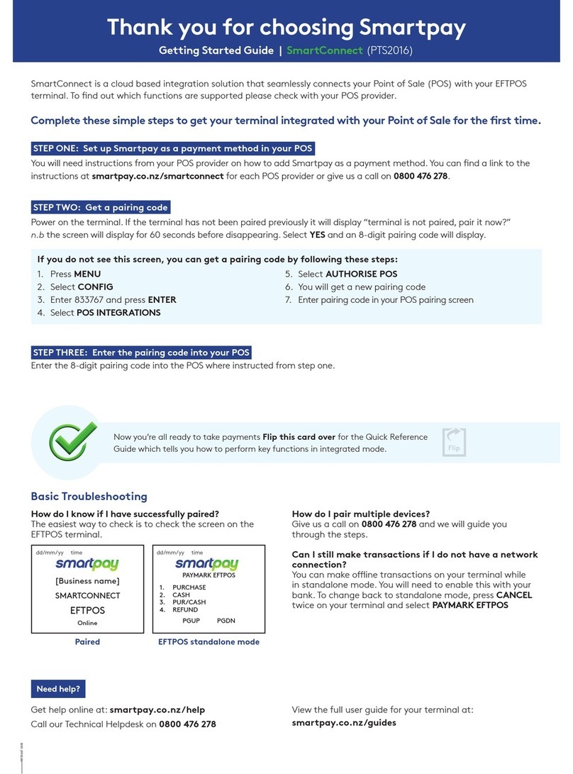 SmartPay SmartConnect Getting started guide