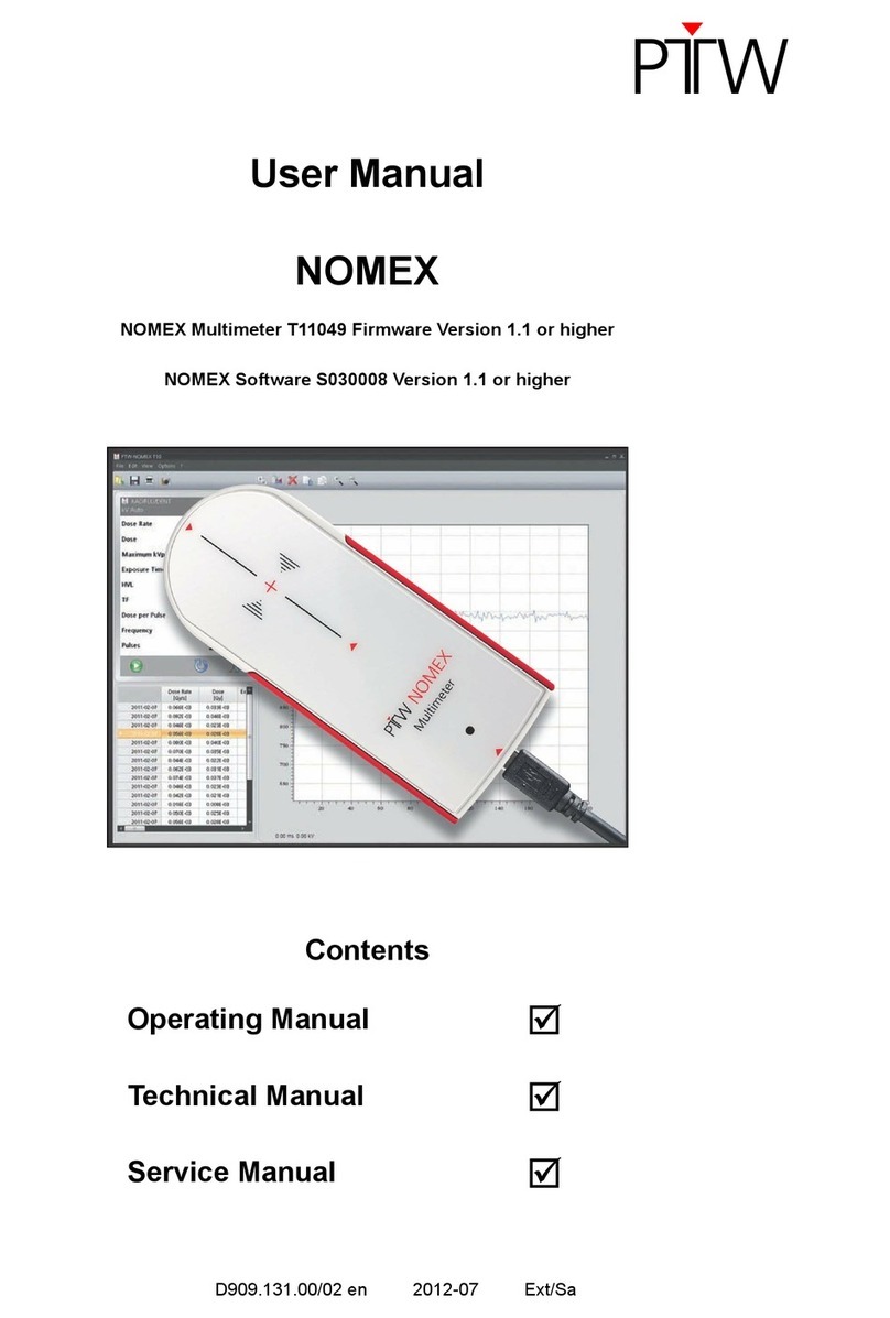 PTW NOMEX L981815 user manual