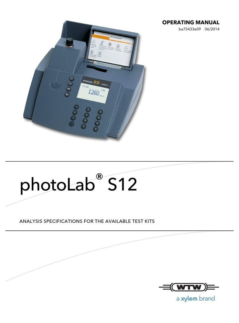 wtw photolab S12 operating manual