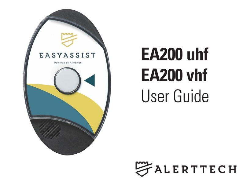 Alert Tech EasyAssist EA200 uhf User manual