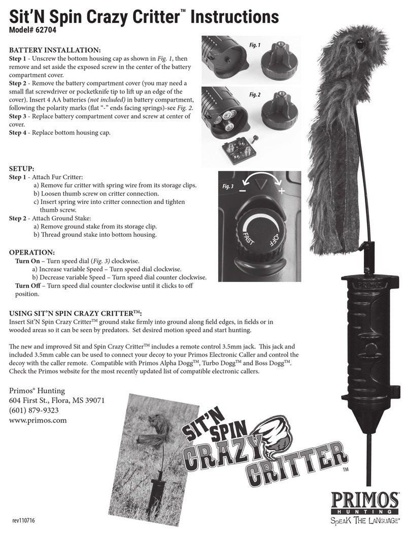 Primos 62704 instructions