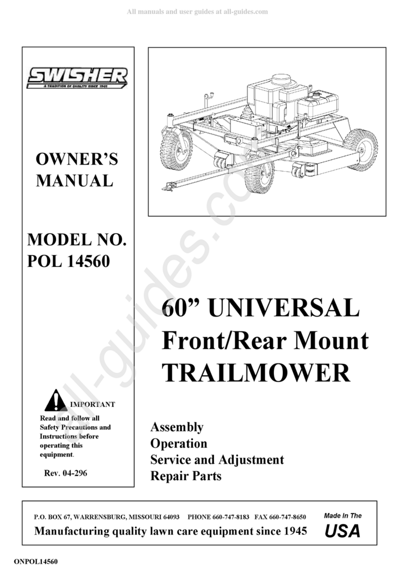 Swisher POL 14560 User manual