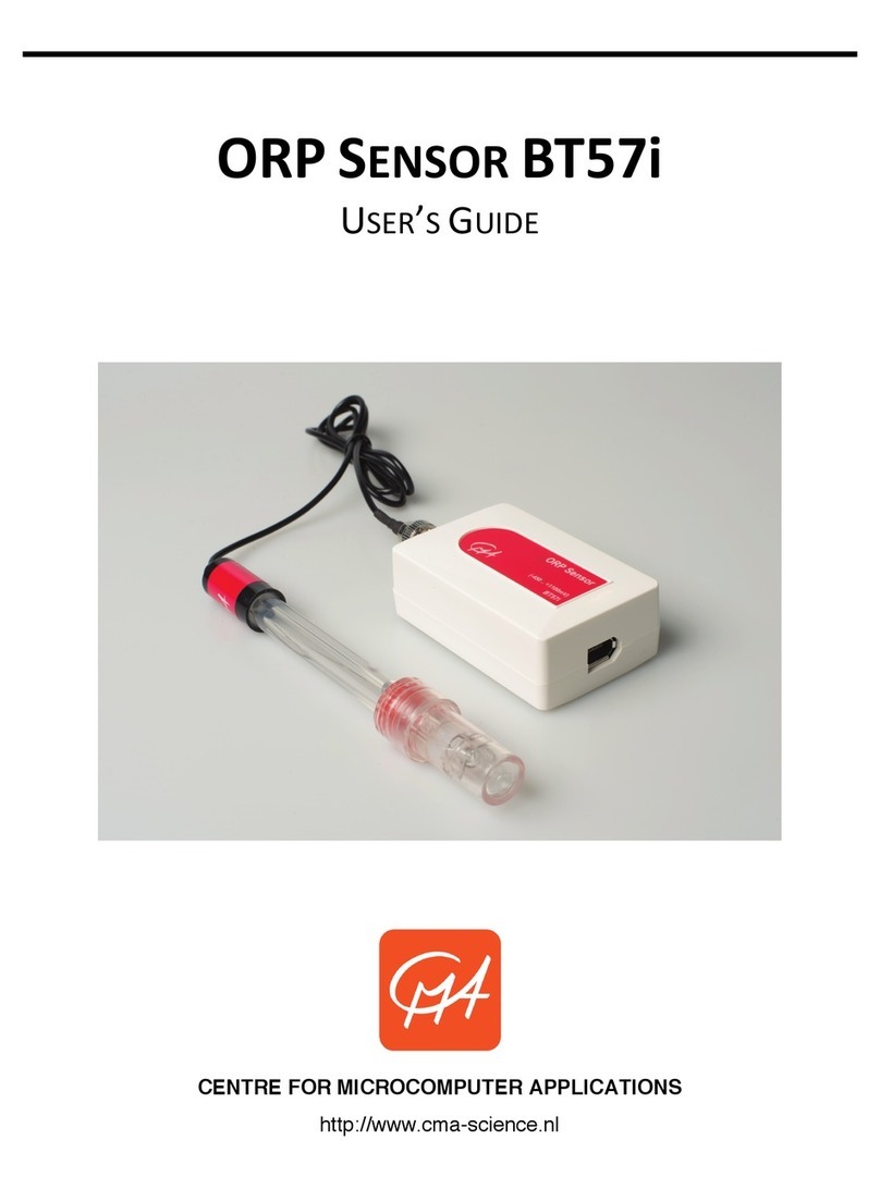 CMA Dishmachines ORP SENSOR BT57i User manual