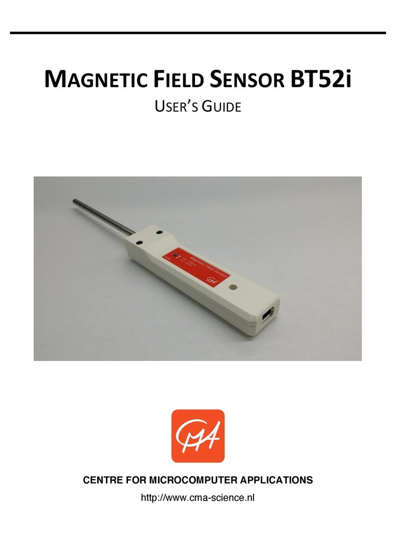 CMA Dishmachines MAGNETIC FIELD SENSOR BT52i User manual