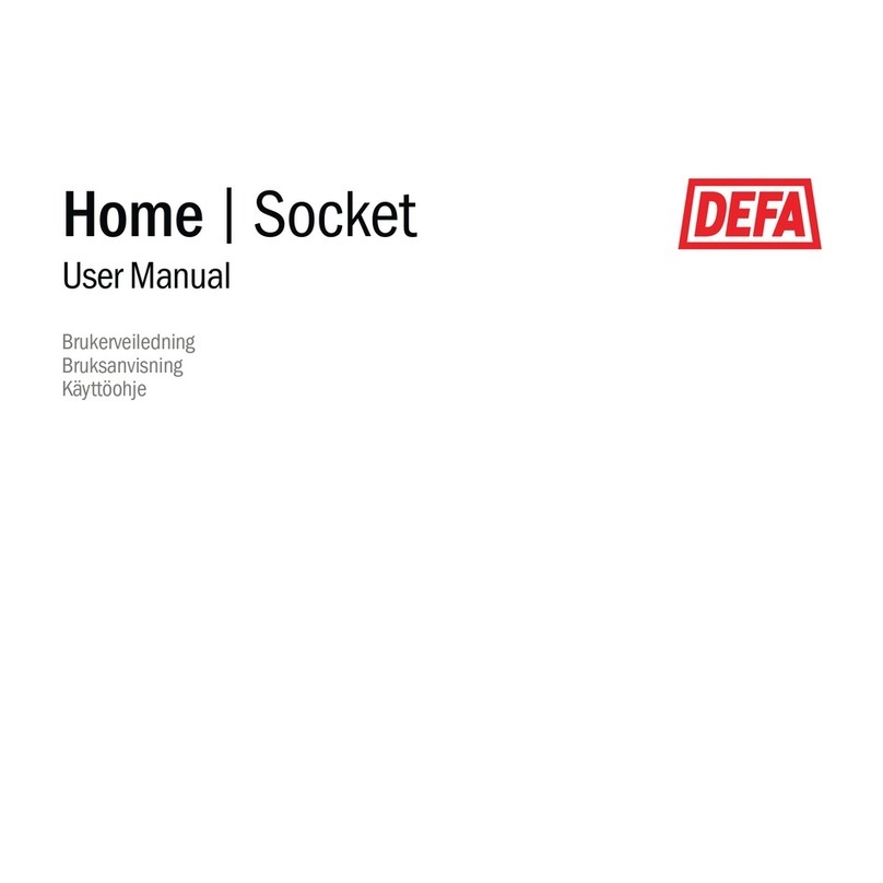 DEFA Home Socket user manual