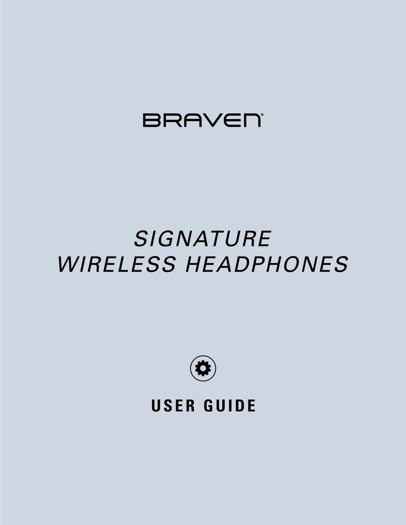 Braven Signature Wireless Headphones user guide