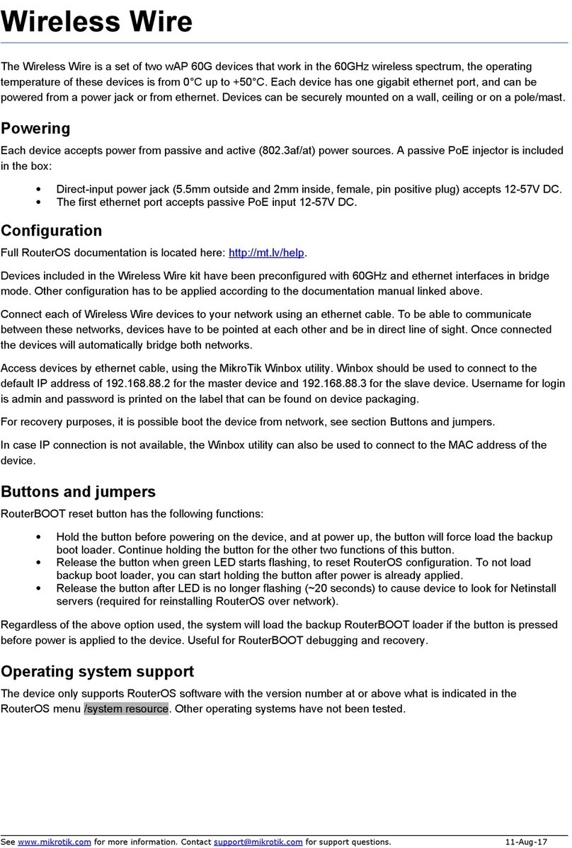 MikroTik Wireless Wire user manual
