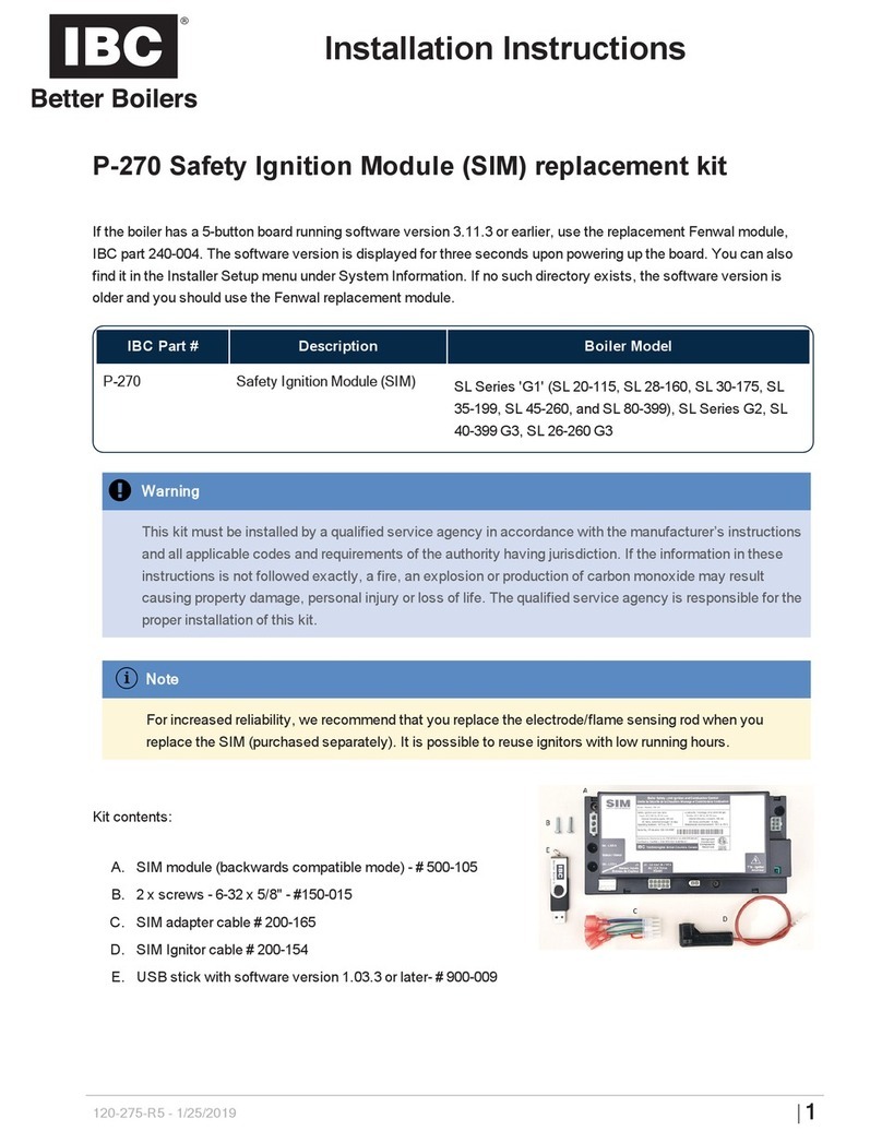 IBC P-270 installation instructions