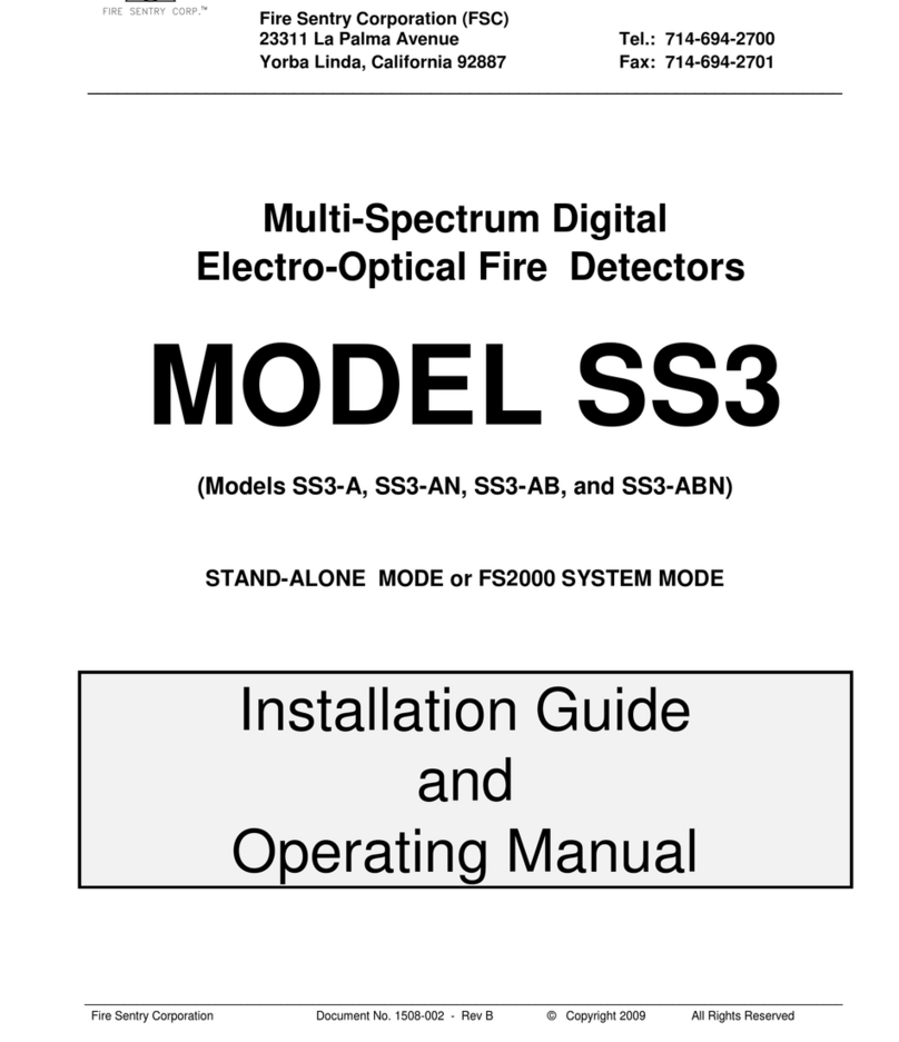 Fire Sentry SS3 User manual