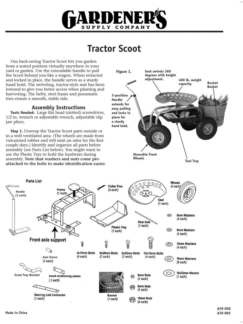 Gardeners 39-008 User manual Gardeners 39-008 User manual