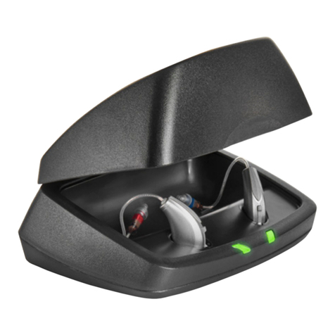 Starkey Rocker Switch Rechargeable RIC Operation manual
