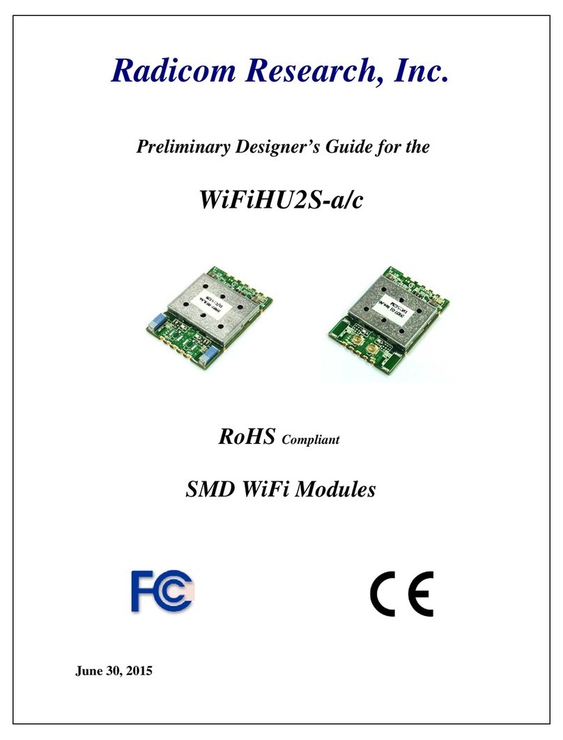 Radicom WiFiHU2S-a/c User manual