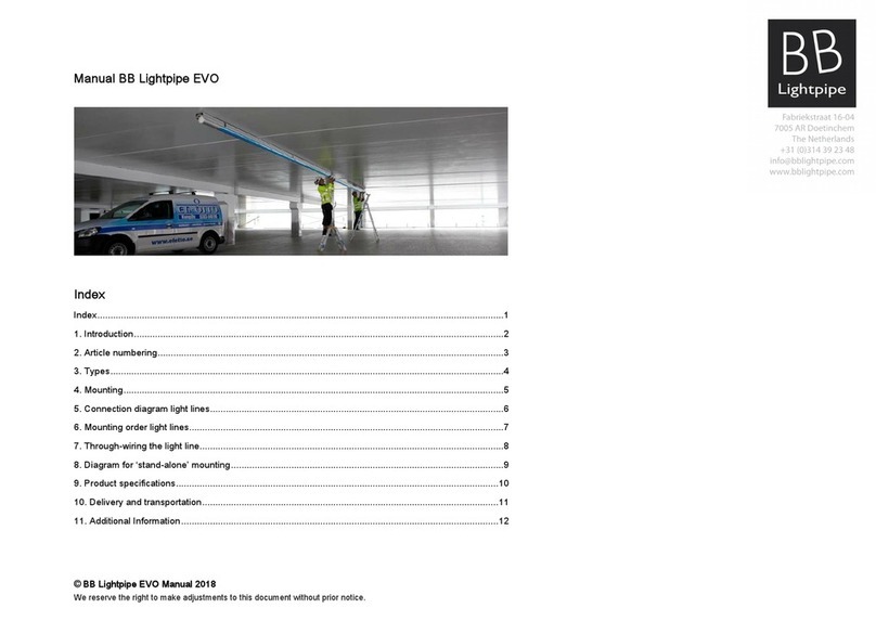 BB Lightpipe EVO series manual