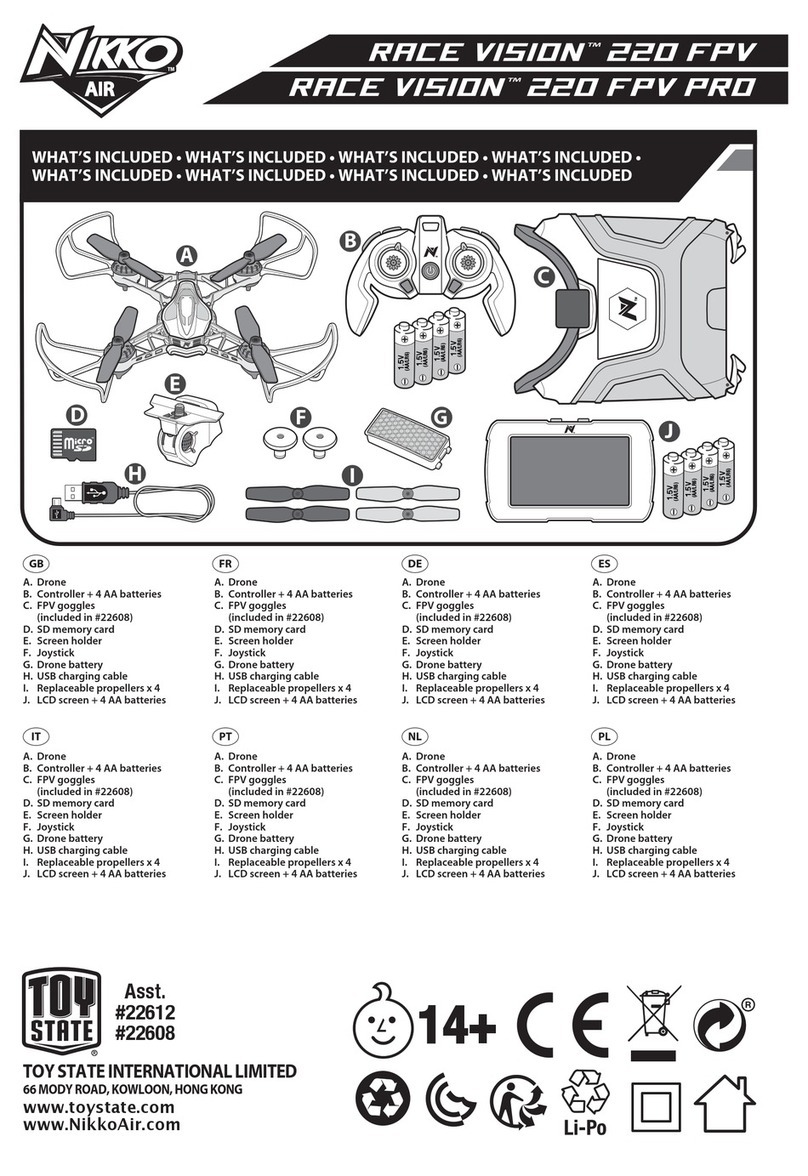 Nikko Air RACE VISION 220 FPV user manual