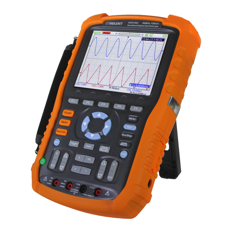 SIGLENT SHS1000 Series User manual