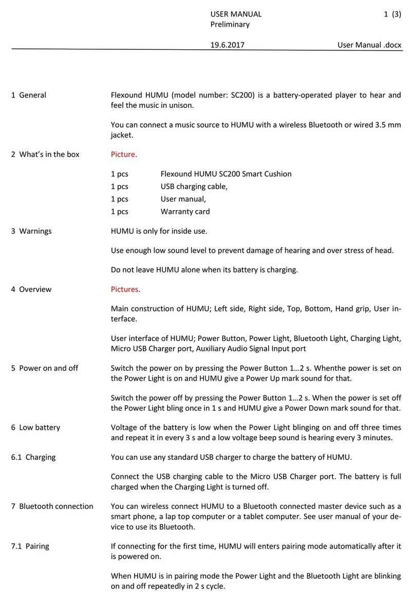 Flexound HUMU SC200 user manual