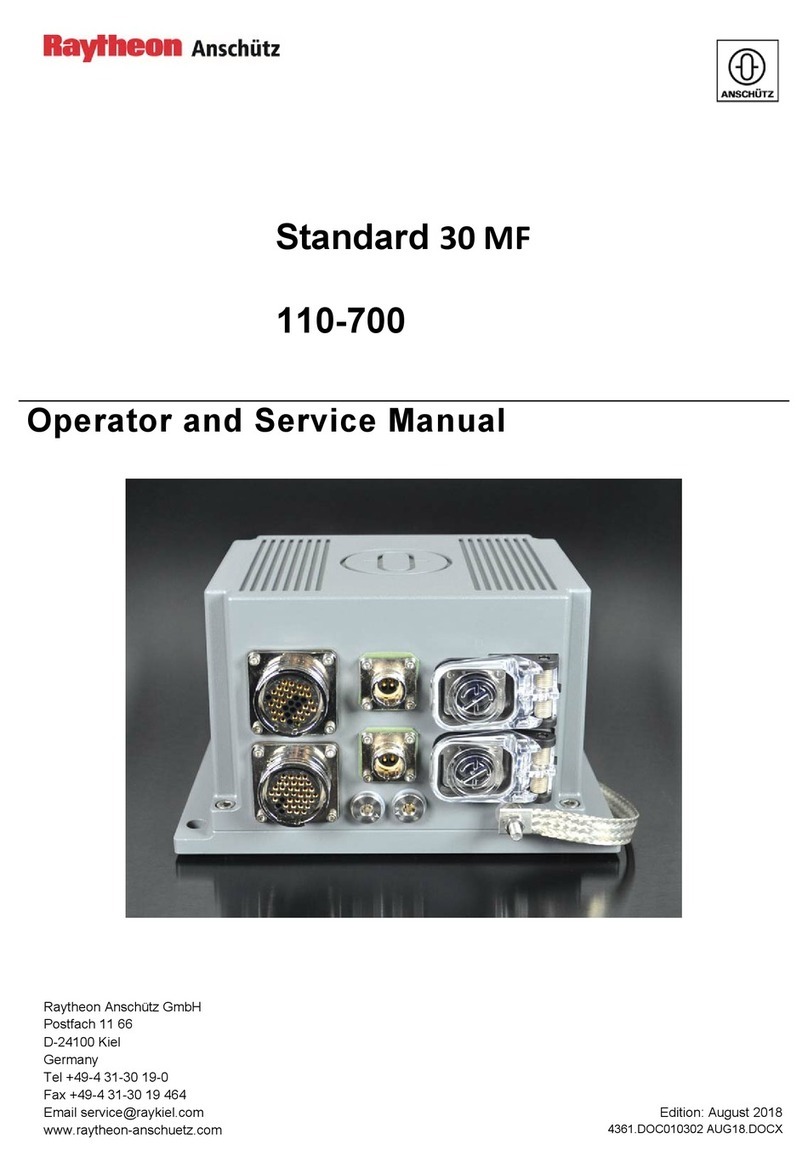 Raytheon Standard 30 MF Operating manual