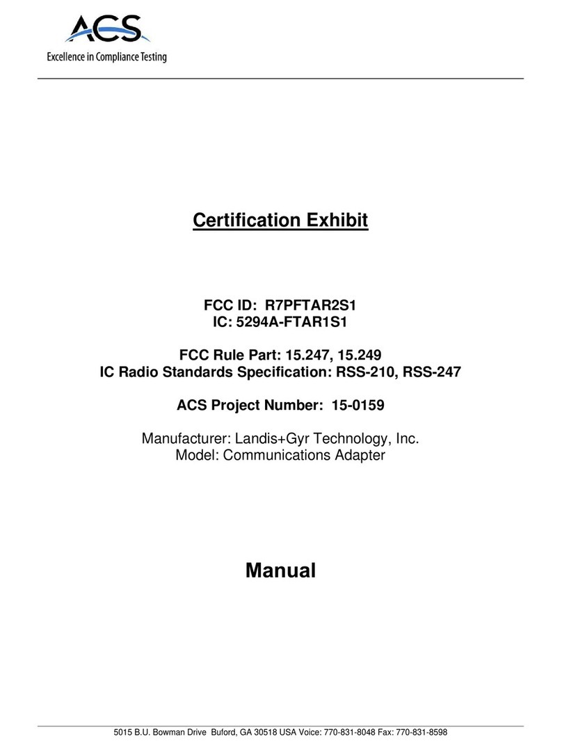 Landis+Gyr Communications Adapter quick start guide