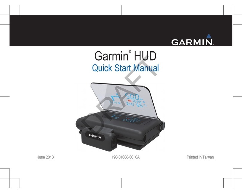 Garmin HUD Instruction manual