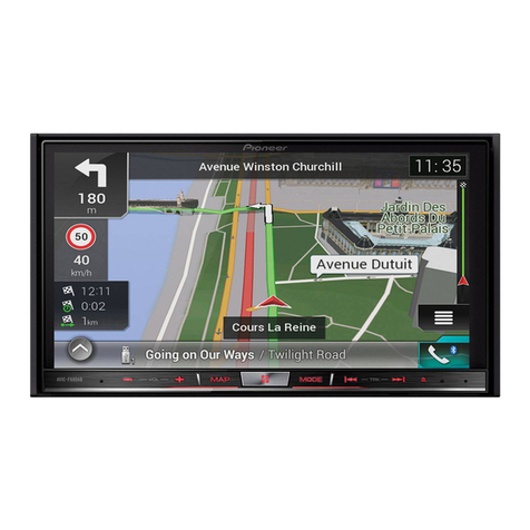 Pioneer AVIC-F88DAB Important information for the user