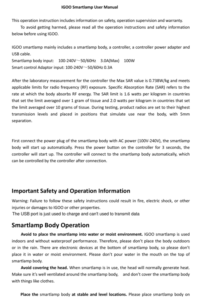 IGOO Smartlamp user manual