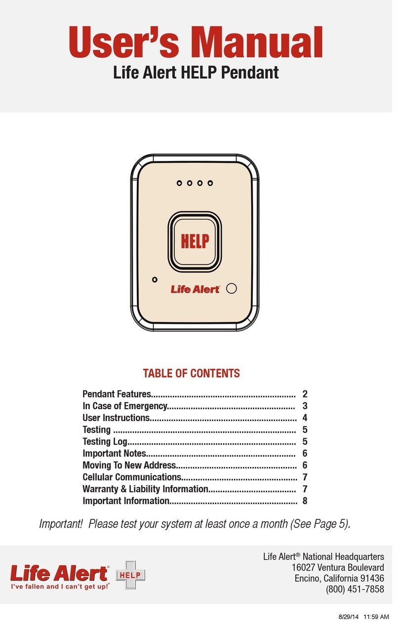 Life Alert HELP user manual
