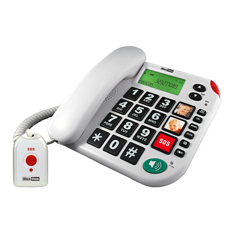 Maxcom KXT 481 SOS User manual