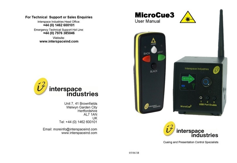 Interspace Industries MicroCue3 user manual