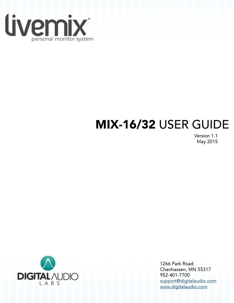 Digital Audio Labs LIVEMIX MIX-16 user guide