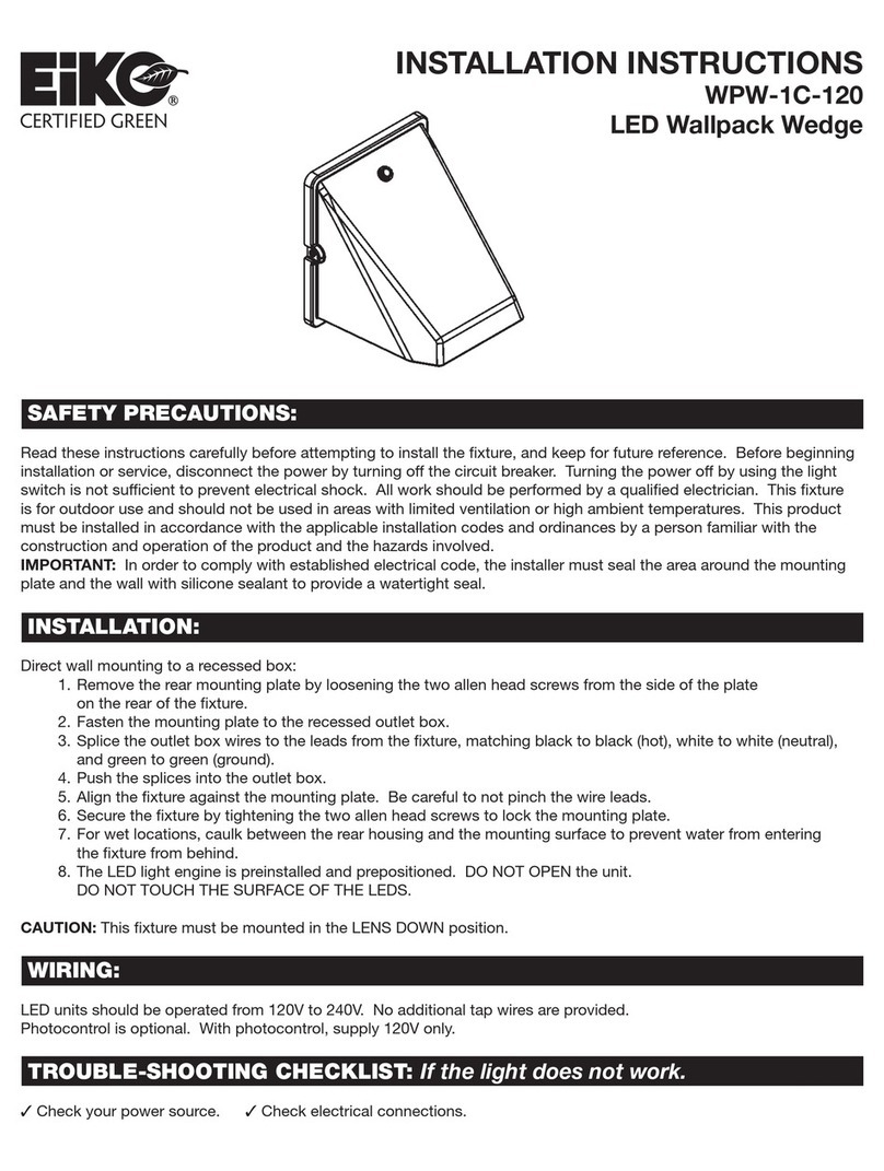 Eiko WPW-1C-120 User manual