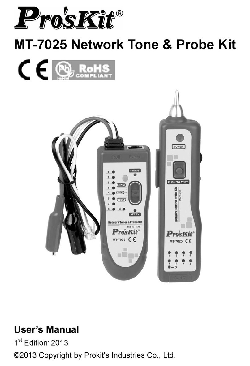 Pro's Kit MT-7025 user manual
