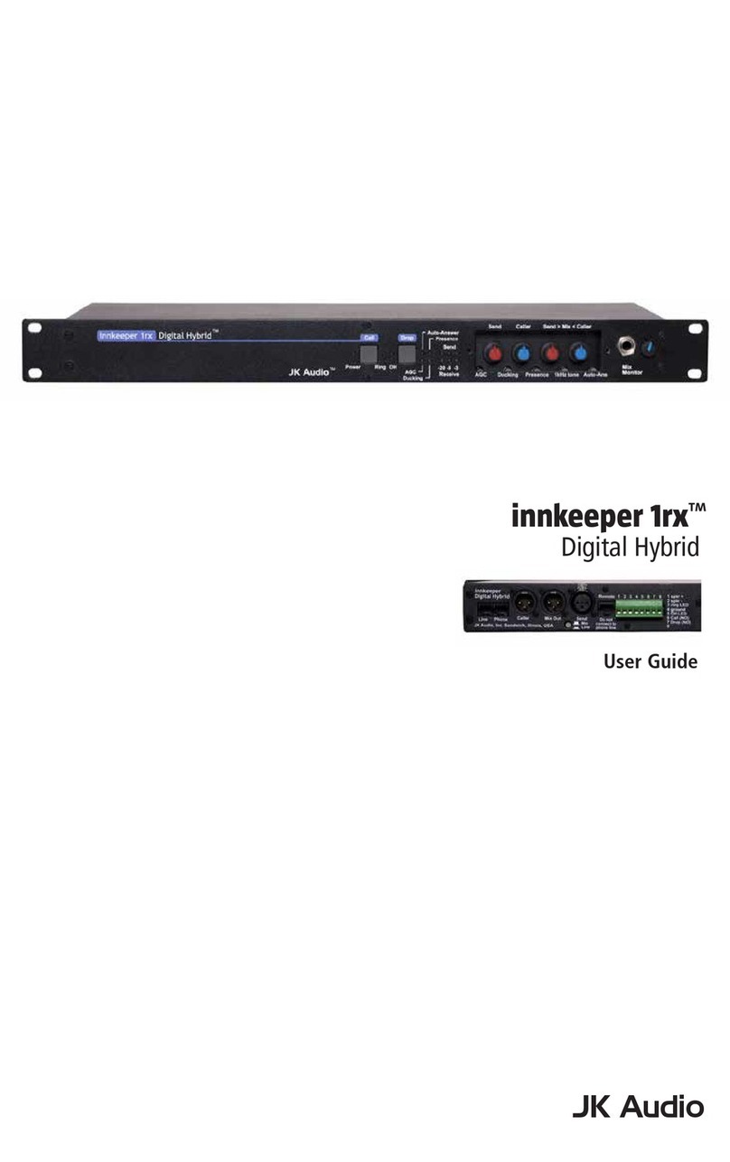 JK Audio innkeeper 1rx user guide