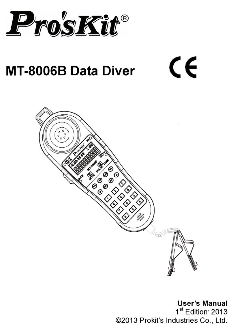 Pro's Kit MT-8006B user manual