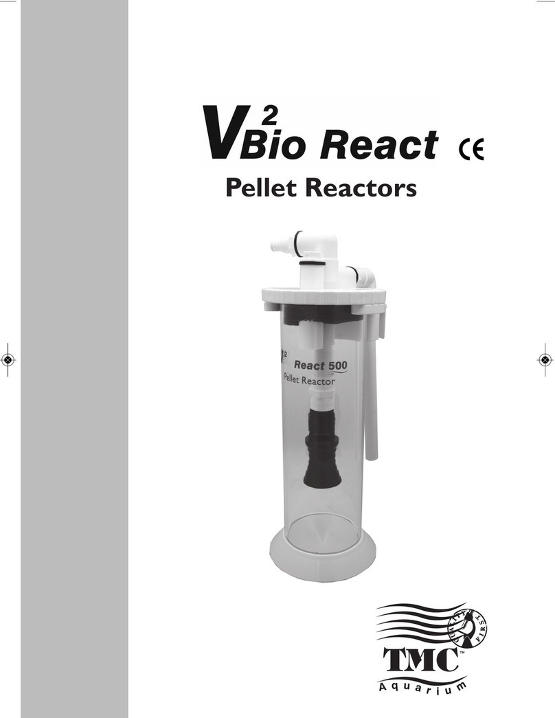 TMC Aquarium V2Bio React Instructions for installation and use