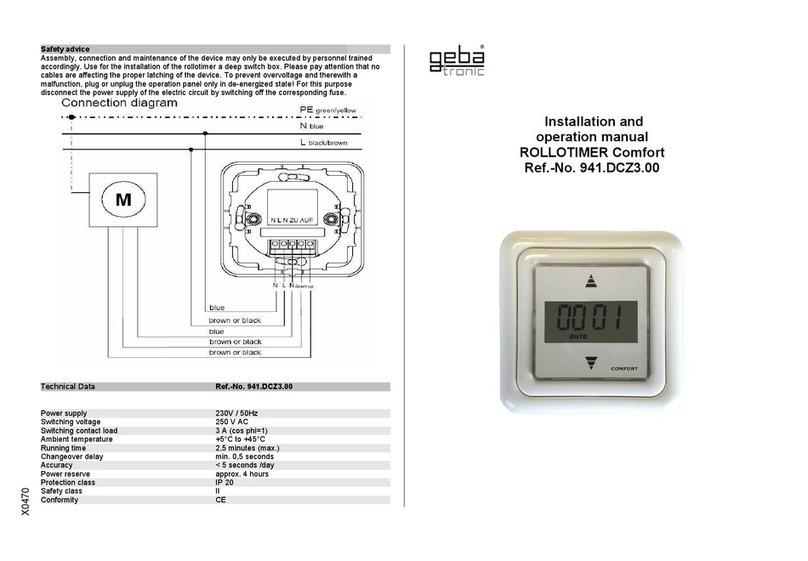gebatronic 941.DCZ3.00 Installation and operation manual gebatronic 941.DCZ3.00 Installation and operation manual