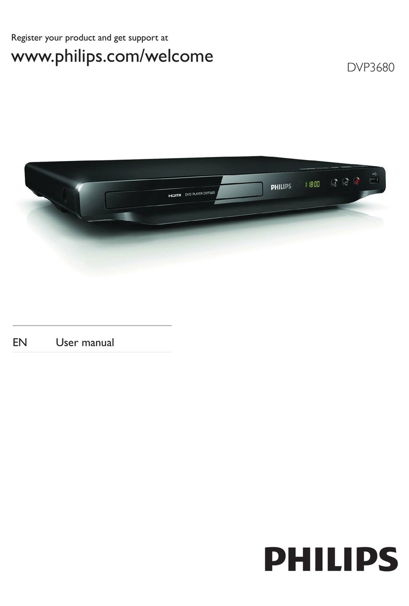 Philips DVP3680 User manual