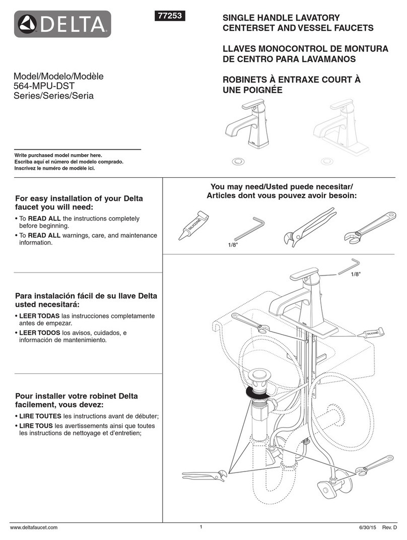 Delta 564-MPU-DST Series User manual