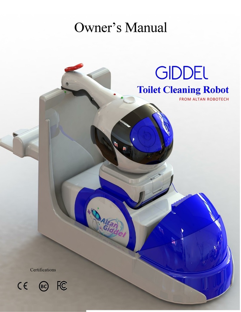 ALTAN ROBOTECH GIDDEL owner's manual