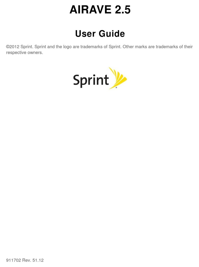 Sprint AIRAVE 2.5 user guide