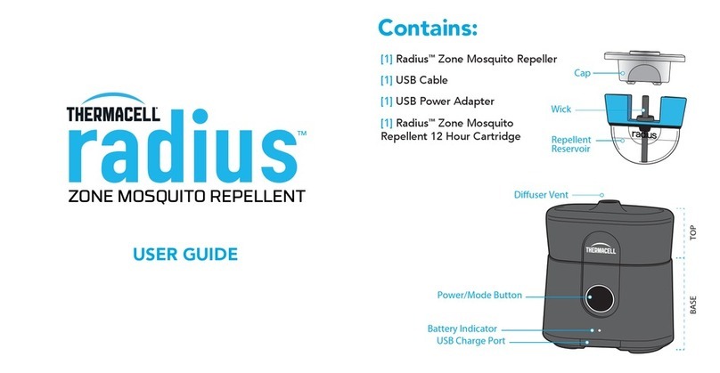 ThermaCell radius user guide