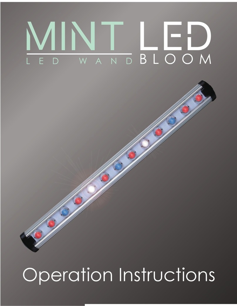Mint LED BLOOM Wand Operation instructions