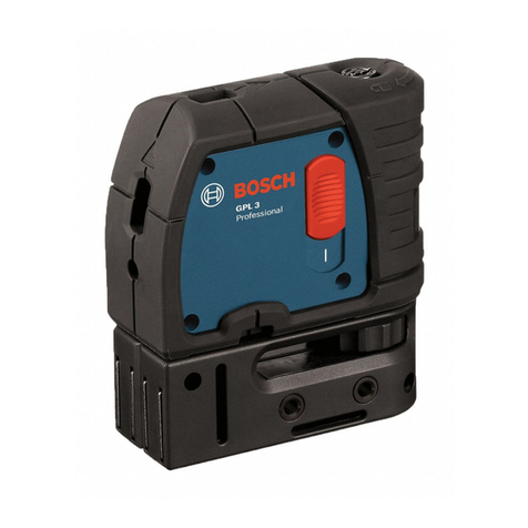 Bosch GPL 3 Professional User manual