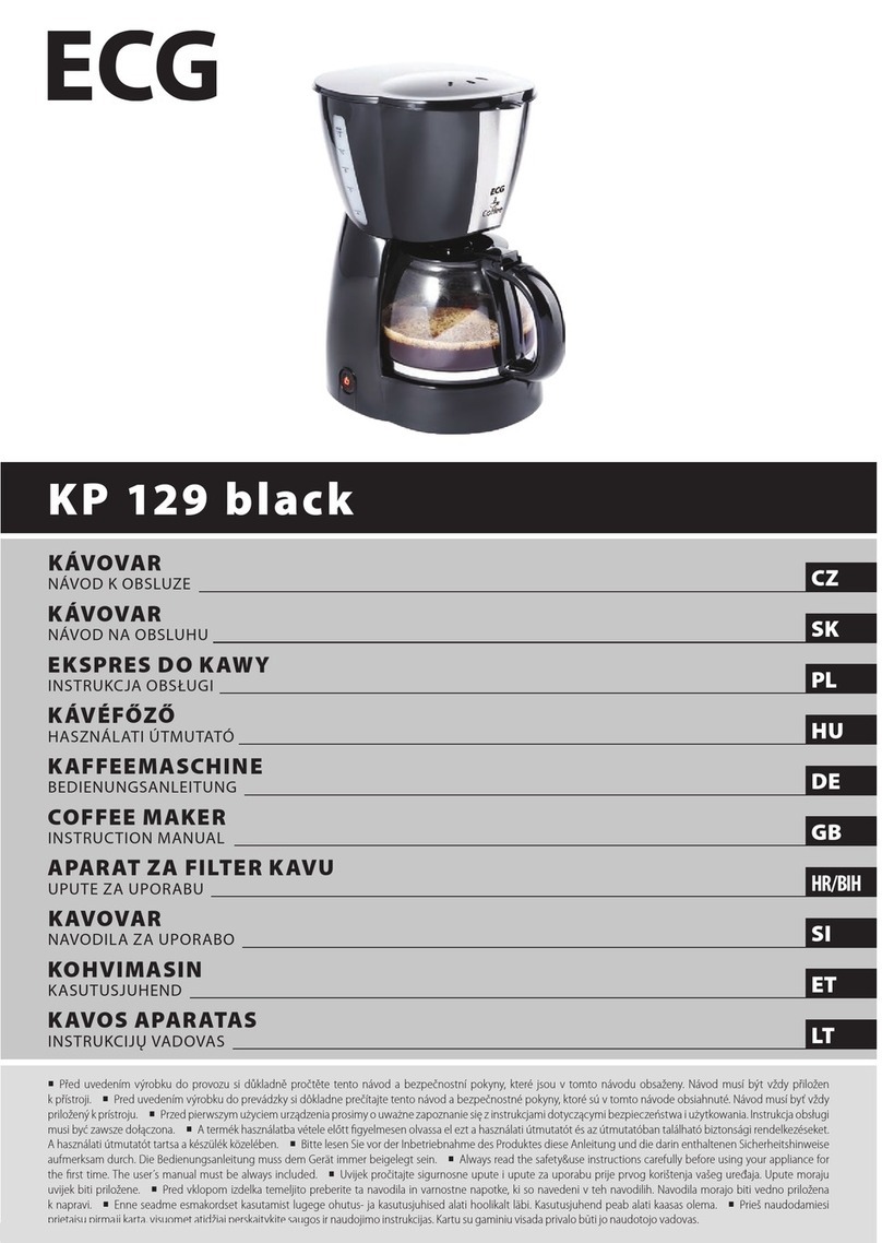 ECG KP 129 black User manual